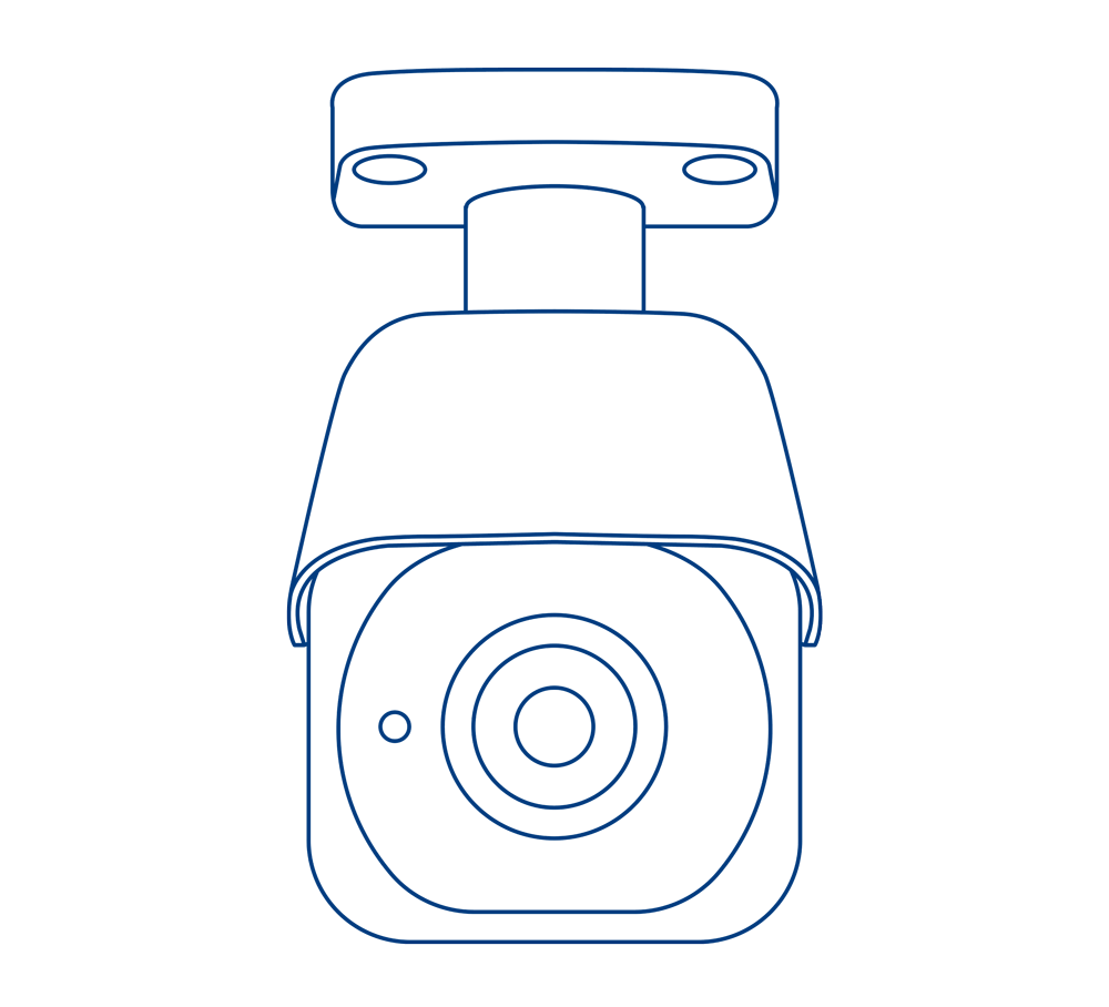 security camera perimeter defense
