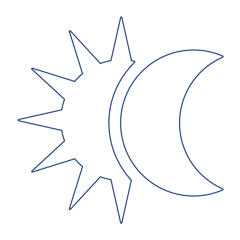 Day/night security camera icon